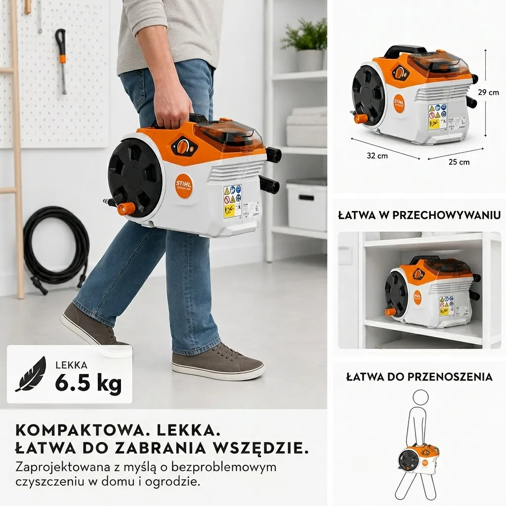 STIHL REA 60 PLUS — lekka i poręczna konstrukcja 6,5 kg